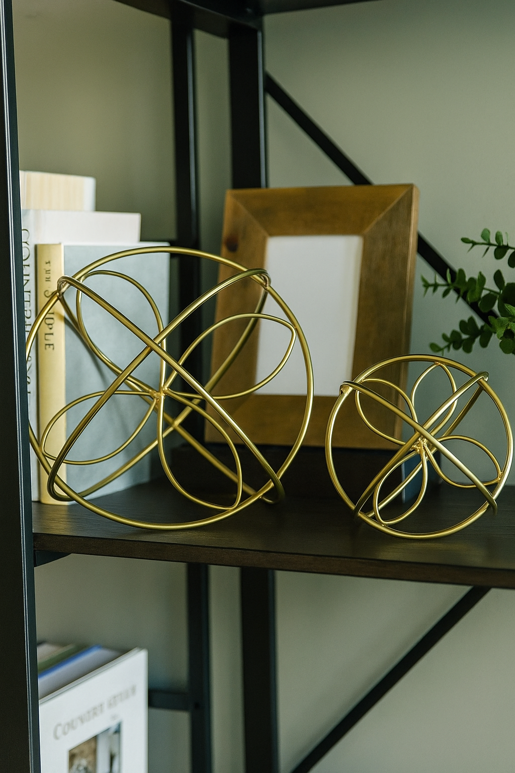 Ecliptic Gold Wire Sphere