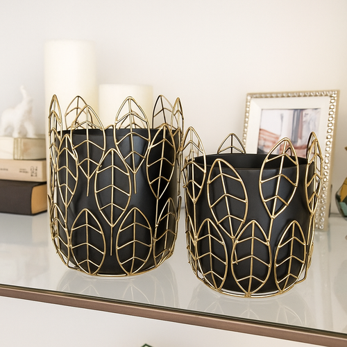 Belle Maison Luxe Leaf Planter