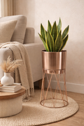 Rose Gold Luxury Planter