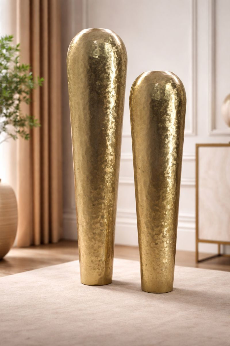 GOLDEN TAPER VASE