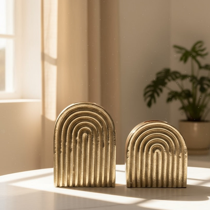 GOLD ARCH VASE