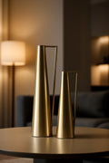 ABSTRACT GOLDEN VASE (SET OF 2)
