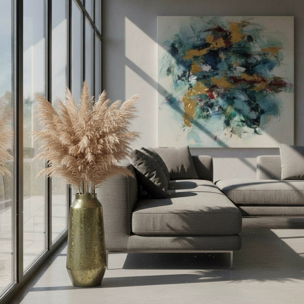 DUNE BLOOM METAL VASE