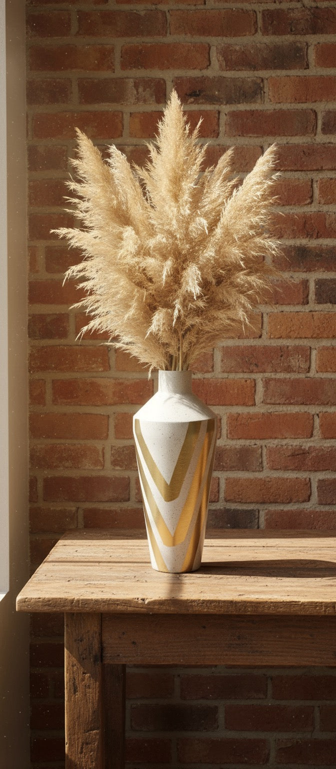 SUNBEAM GEOMETRIC VASE