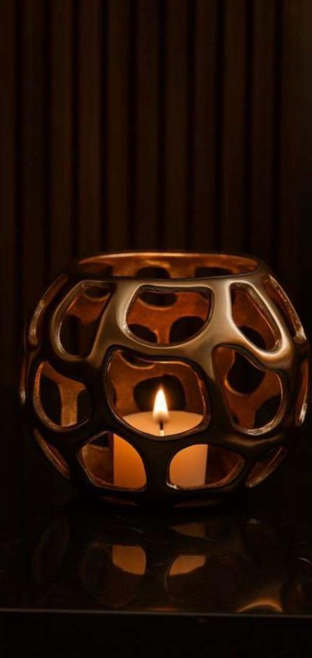 ROSE GOLD CANDLE HOLDER